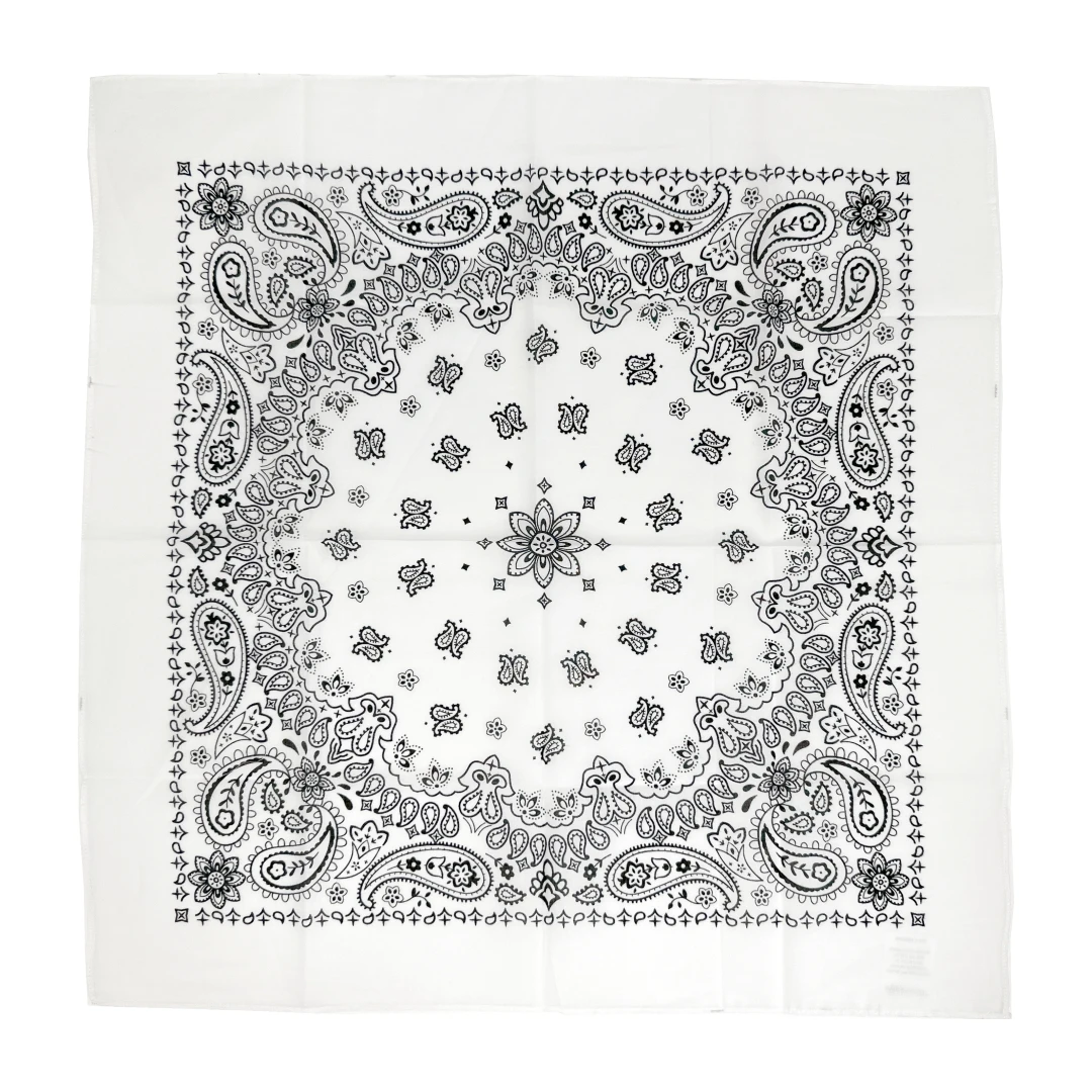 Хит продаж белая 100% хлопковая повязка на голову бандана хорошего качества ваш собственный логотип новый дизайн оптовая продажа для женщин премиум