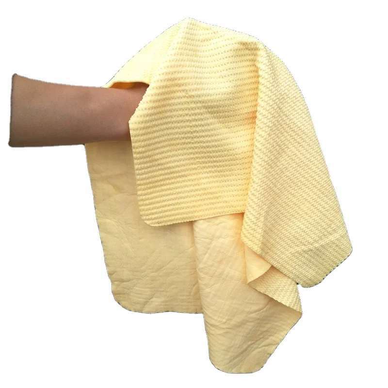 SEQ 3D Fast Drying customized Logo Synthetic car shammy chamois cloth