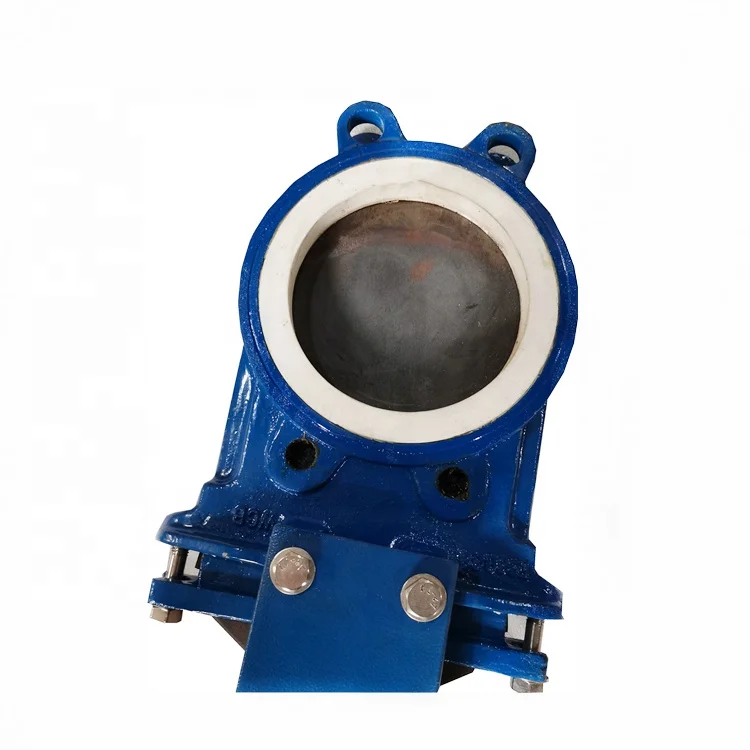 Non rising stem knife gate valve