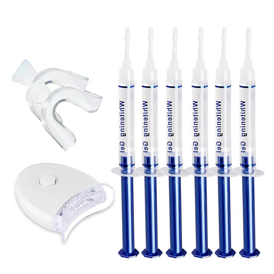 Chinese Factory supplier zoom whitening kit  private logo blue LED light teeth whitening kits with teeth whitening gel