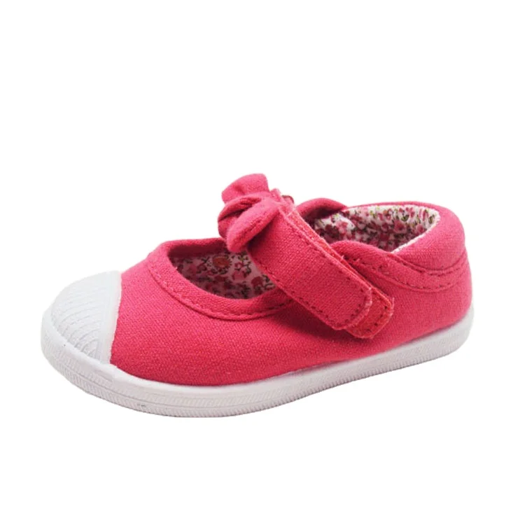 Girls canvas shoes Kids walking casual shoes Children simple style cloth school shoes