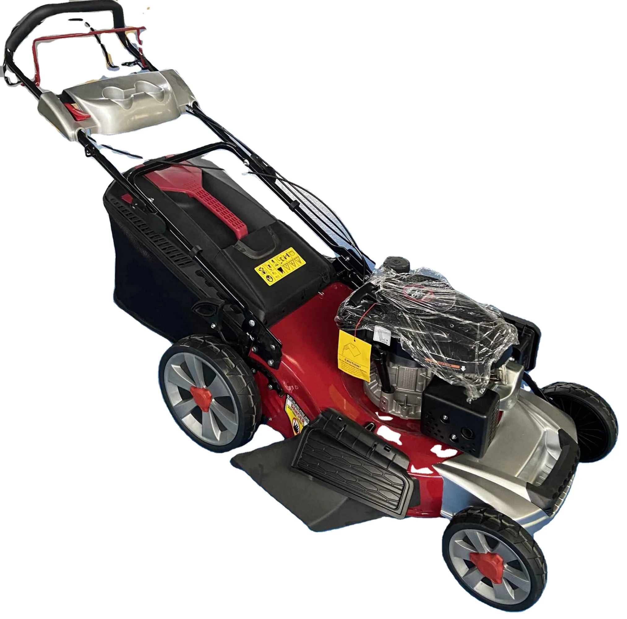 drum  gasoline four-stroke lawn mower gasoline lawn mower weeder hand push self-propelled orchard lawn mower