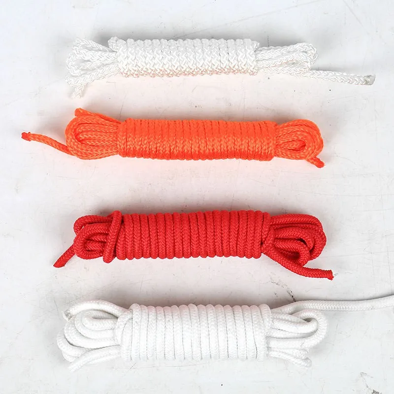High Quality 3 Strand Fiber floating plastic polypropylene Braided Twisted Rope Marine Mooring Rope