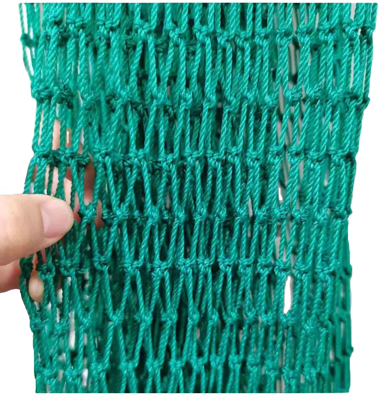 Chinese manufacturer HDPE knotted fishing net wholesales plastic nylon net for fishing for big sale