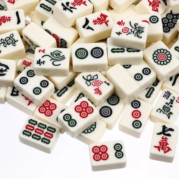 2024 OSM Hot Sale Mahjong Set, Mahjong Game Set, Chinese Mini Portable Mahjong Set