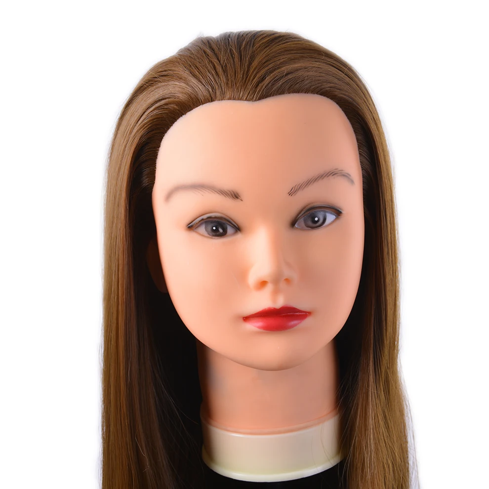 
Dummy head 24inch premium Synthetic Hair Mannequin Head practice wig for styling hair 