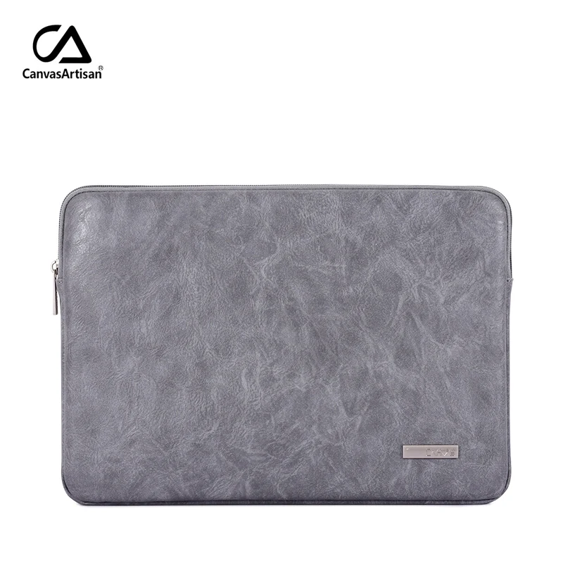 In Stock PU Slim Waterproof Notebook Bag Laptop Sleeve For Microsoft