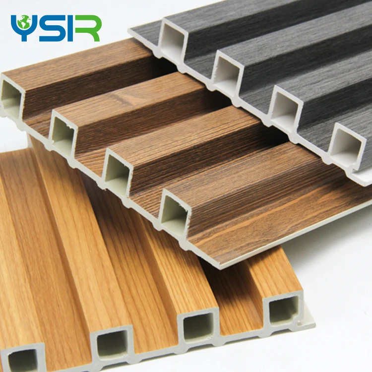 colorful wpc wall panel wall decorations interior  easy installation anti-scratch wpc wall cladding
