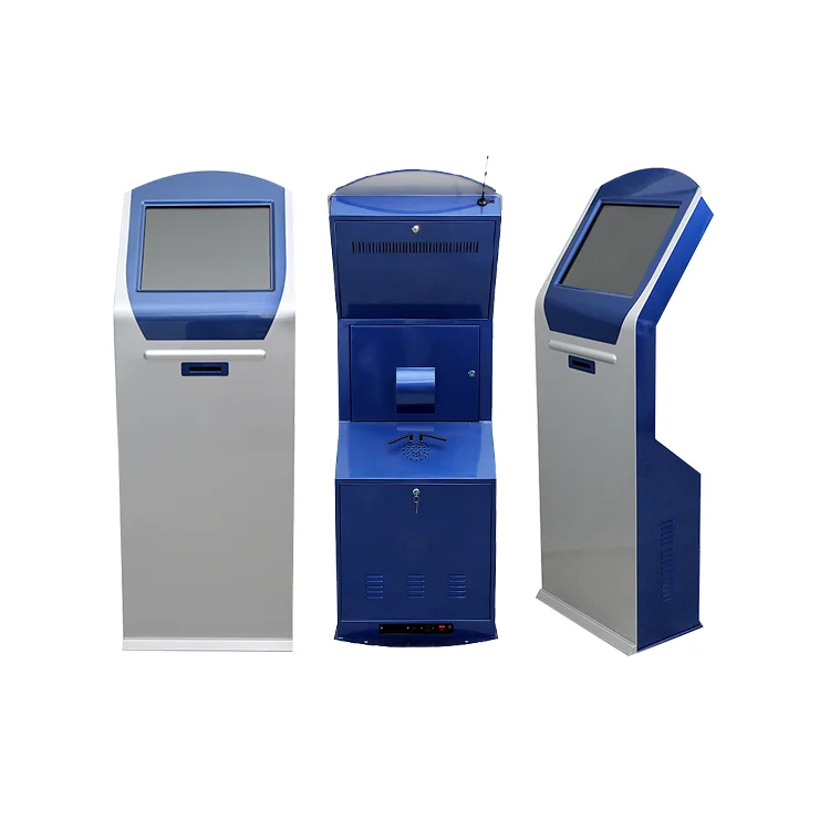 New style queue system machine bank queue kiosk with ticket printer