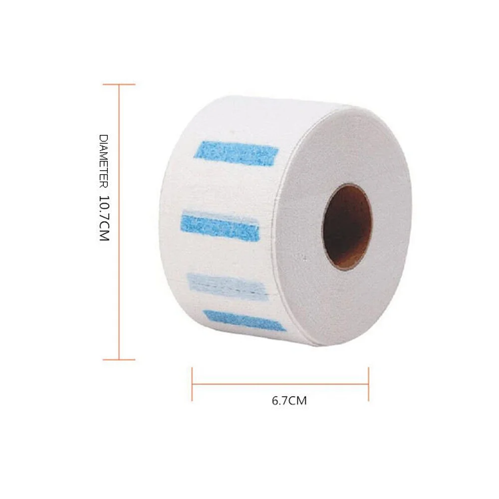 5rolls Neck Strips 500-sheets Waterproof Neckband Stretchable Barber Hair Hairdressers Salon Supplies