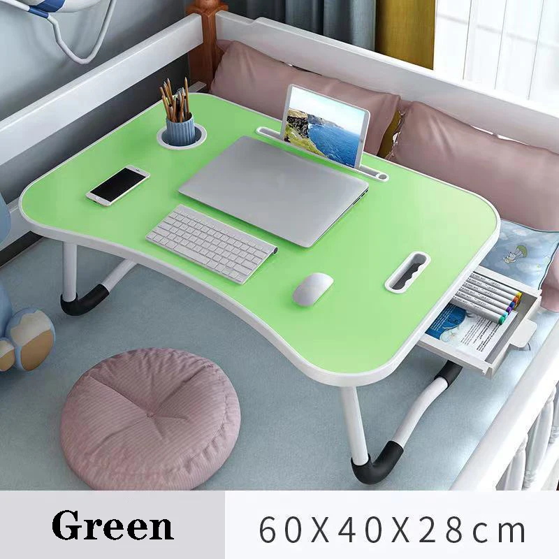 New Design Folding Student Study Writing Tables Folding Laptop Table Bed Folding Study Desk