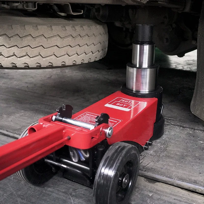 Factory Direct Sell Cheap Type 80Ton Truck Pneumatic Lift Jack Trolley Hydraulic Air Jack