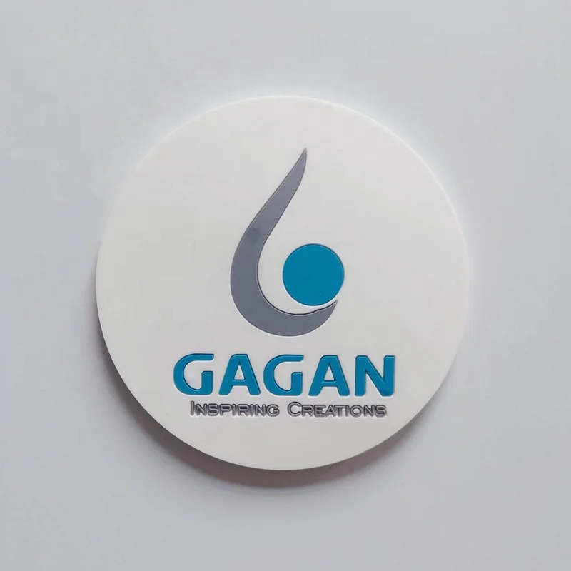 High quality round  OEM custom tea coffee drinks wine ceramic sublimation blanks neoprene car coasters