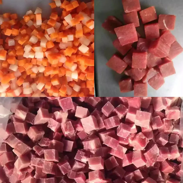 Commercial Frozen Chicken Pork Beef Meat Dice Cube Cutting Cutter Dicer Dicing Machine