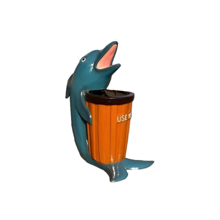 Hot Sale Custom Color Fiberglass FRP Dustbin / Garbage Can / Recycle Bin