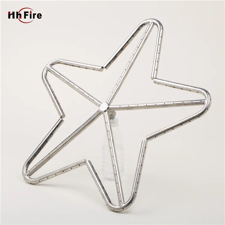 DIY design gas burner for fire pit and fireplace