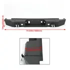 Rear Bumper Powder Coated w/LED&D-RINGS For Chevy Silverado Sierra 1500 07-13