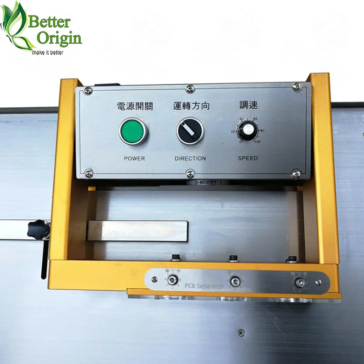 High efficiency v cut pcb separator v-cut