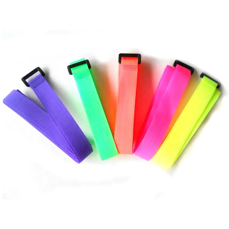 heavy duty standard hook loop cinch strap 100% nylon welding plastic ring hook loop band for a tighter hold