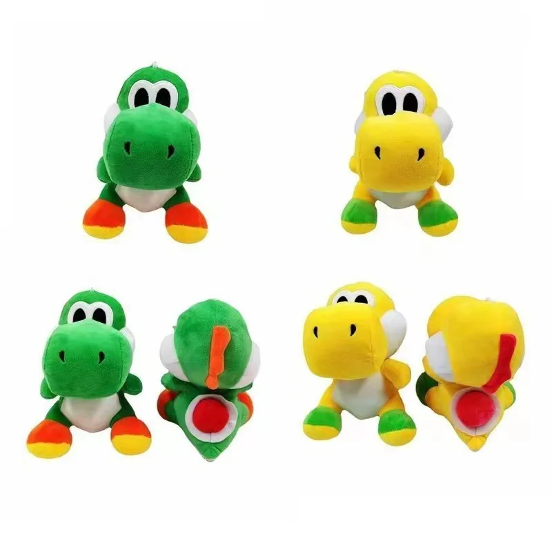Wholesale 20/25cm Super Mario Bros Game Mario Stuffed Plush Toys Mushroom Man Toad Doll Yoshi Dragon Luigi Figure Pendant