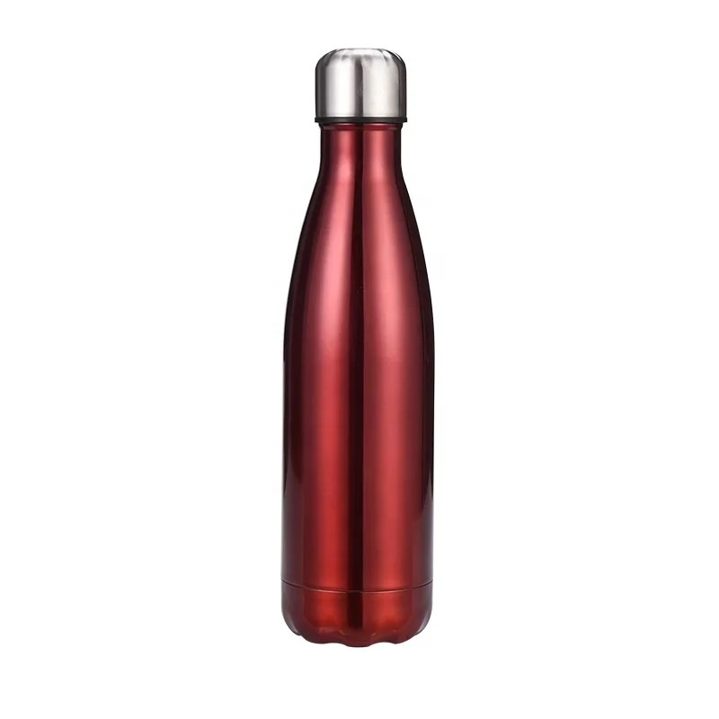 
Colorful Heat Resistant Drinking Eco Friendly Water Bottle solid color vacuum bottle 