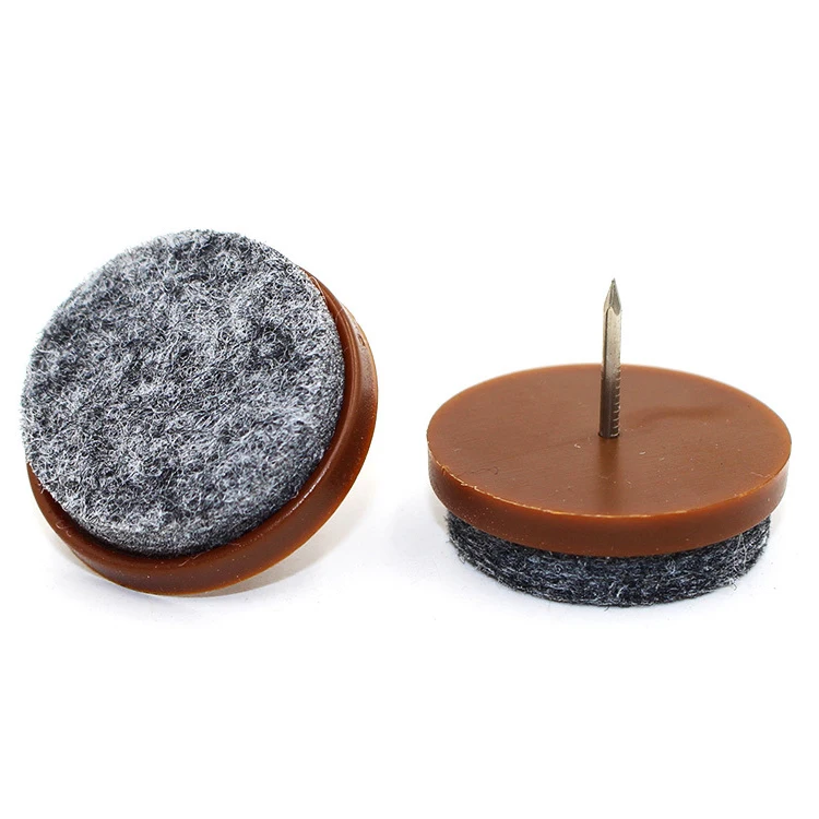 Furniture non-slip white felt foot pads furniture cabinets tables and chairs non-slip pads nails 15-30mm sofa muffler foot nails