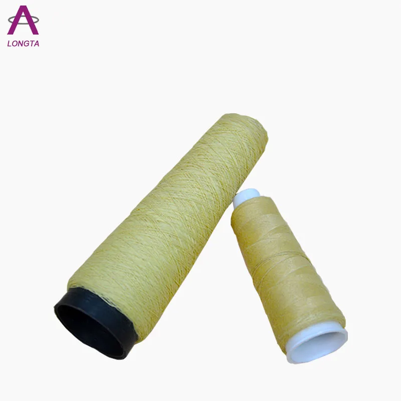 Фабричная высокопрочная Ne30S/3 огнестойкая 100% Para Kevlar ткань арамидное волокно, швейная нить n95 ткань