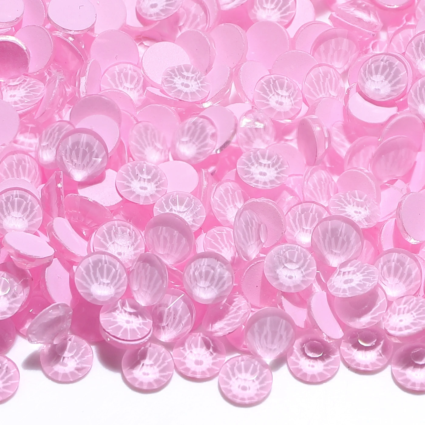 2024 New Colors Neon Glow In The Dark Bling Bling Macaron Non Hotfix Flat Back Rhinestones Glass Bulk Glass Crystal