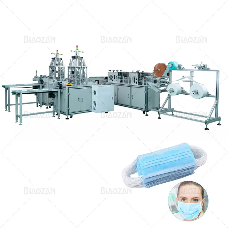 Facial Mask Making Welding Mask Machine Fully Automatic 3ply  Face Mask Machine
