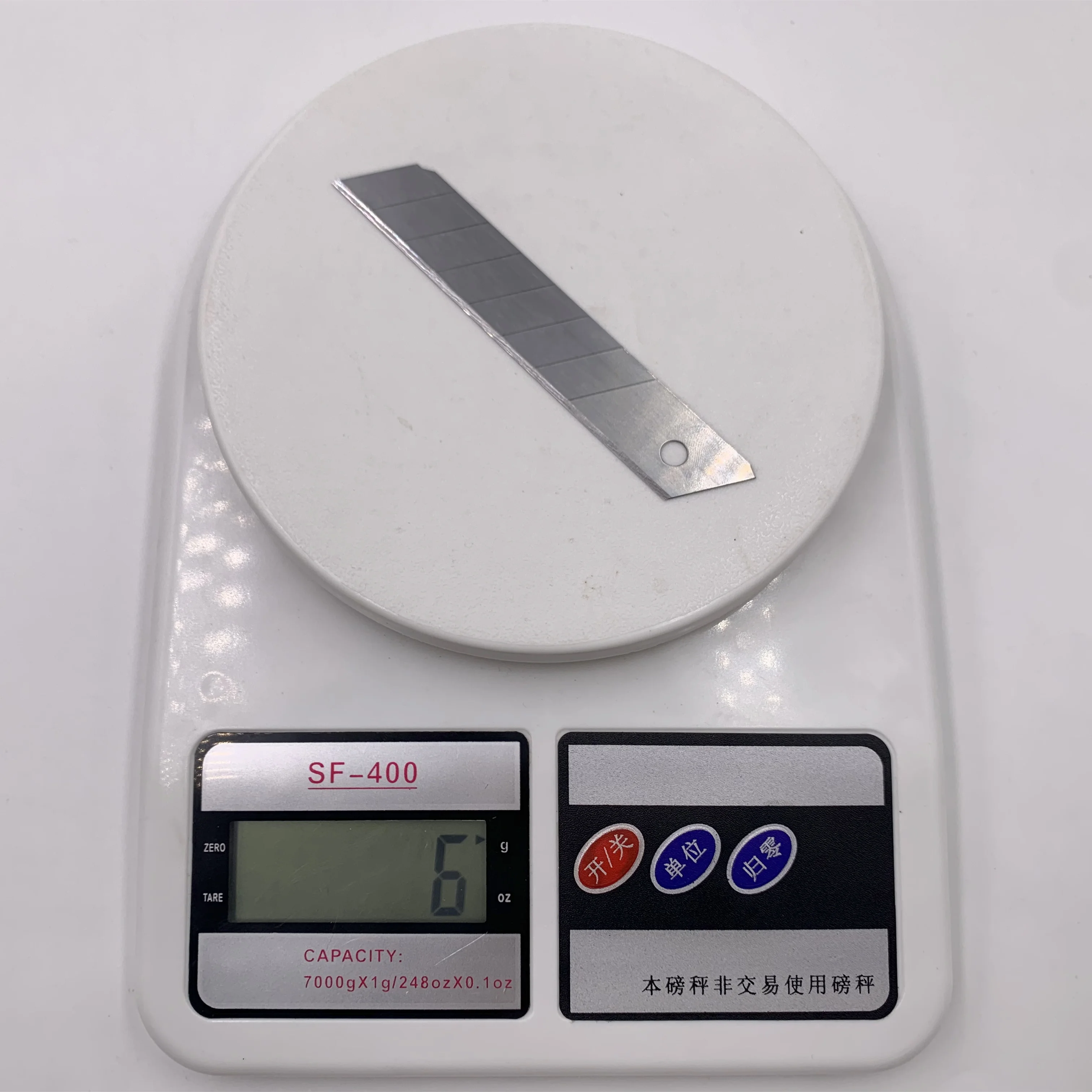 Carbon Steel Blade 18mm Width Utility Knife Blade Snap Off Cutter Knife Blade