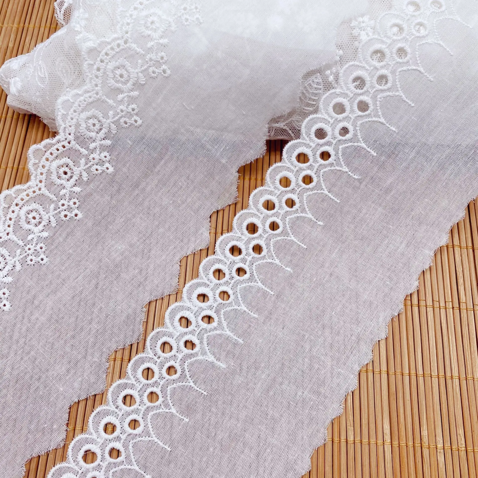 
Lace Ribbon Sewing, French Lace Embroidery, Lace Trim Cotton 
