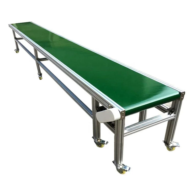 Grade Pu Flat Portable Pcb Pallet Types Nylon Logistics Production New Cheap Assembly Line Small Incline Conveyor Belt
