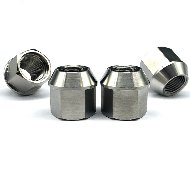 Factory Direct Supply Titanium Wheel Lock Rim Lug Nut Hex 17 mm Length 20mm M14x1.5 For car Ford Jeep