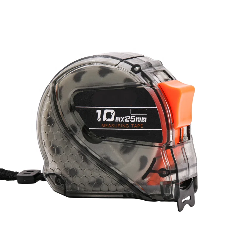 Factory direct sales of the latest transparent shell 10 meters thick anti-fall hard stainless steel tape measure