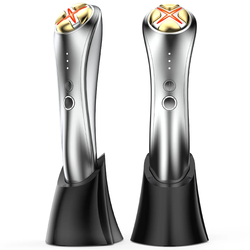 Led light therapy facial device rf beauty device ems rf skin tightening facial massage machine facial roller massager