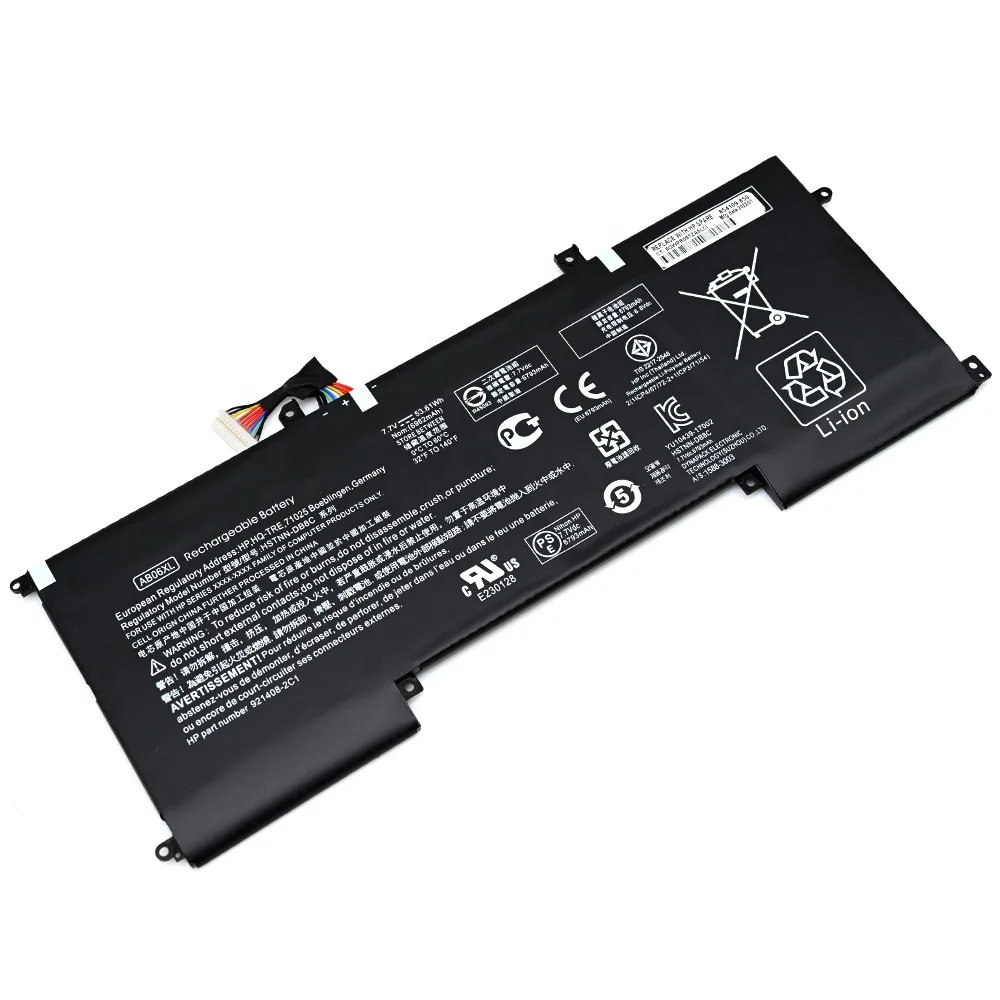 Original 7.7v 53.61wh  Replacement Laptop Battery AB06XL For Hp Envy 13 2017 13-ad022tu 13-ad023tu Lithium Ion Notebook Battery