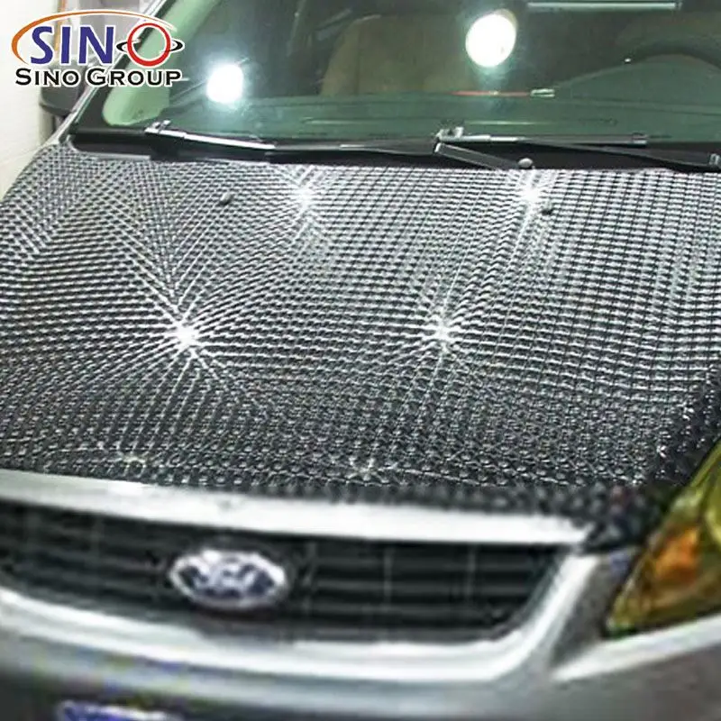 Wholesale Newest Cross Pattern 3D Lens Film Car Vehicle Body Decoration Car Wrap Vinyl Sticker