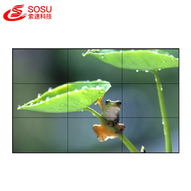 Small Pixel Pitch Videowall Monitor High Definition Advertising Display Videowall
