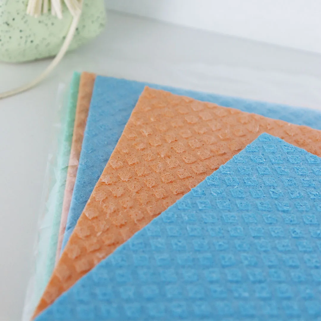 Swedish Cellulose Sponge Dish Clothes Absorbent Kitchen Cleaning Cellulose Germany White Swedish Dish Cloths Microfiber Cloth