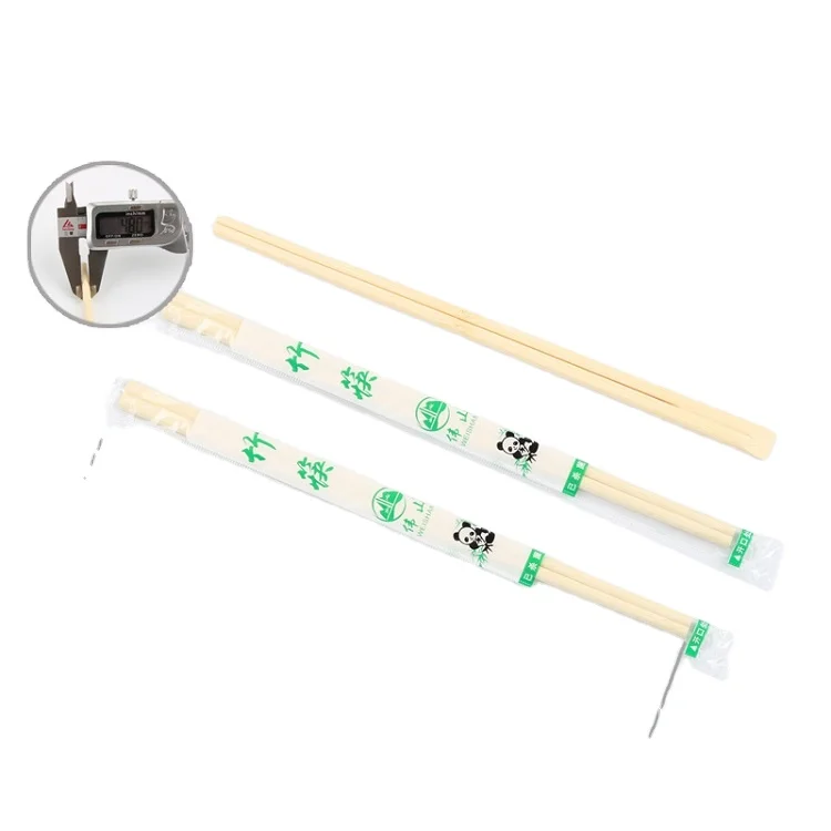 Disposable customized Individually Wrap Paper With Tensoge Bamboo Chopsticks