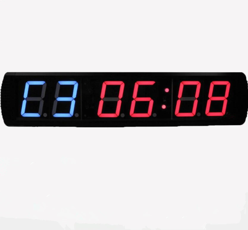 6-значный 4-дюймовый светодиод Интервал фитнес Повторяя цифровой