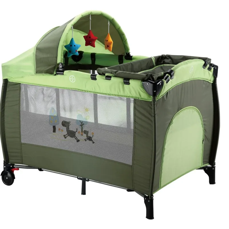 
Portable plastic fabric adult baby play yard playpen for european standard 