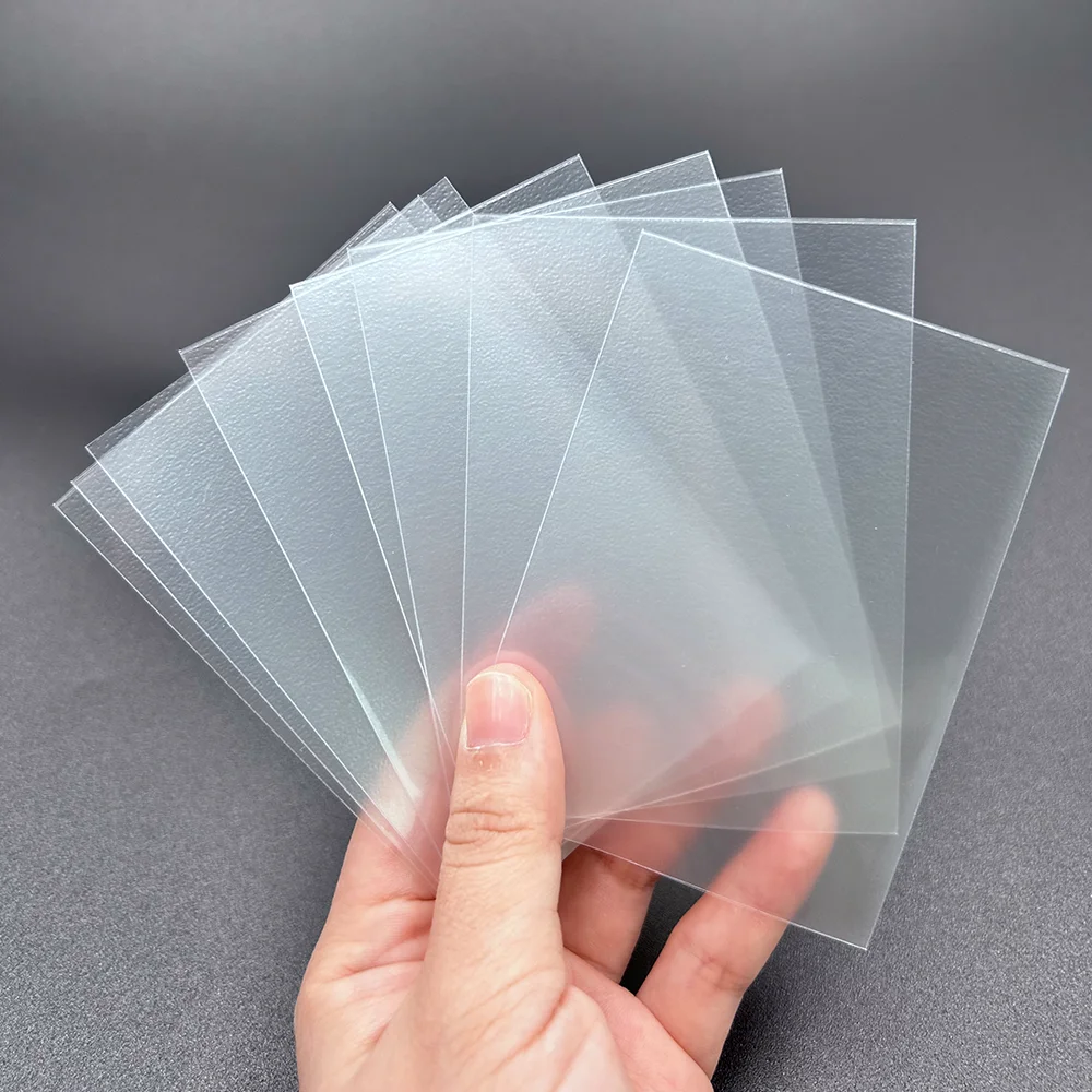 2024 New Standard Holographic Graded Card Sleeves Perfect Fit Card Sleeves Game Hologram Card Sleeves For Dragon Shield