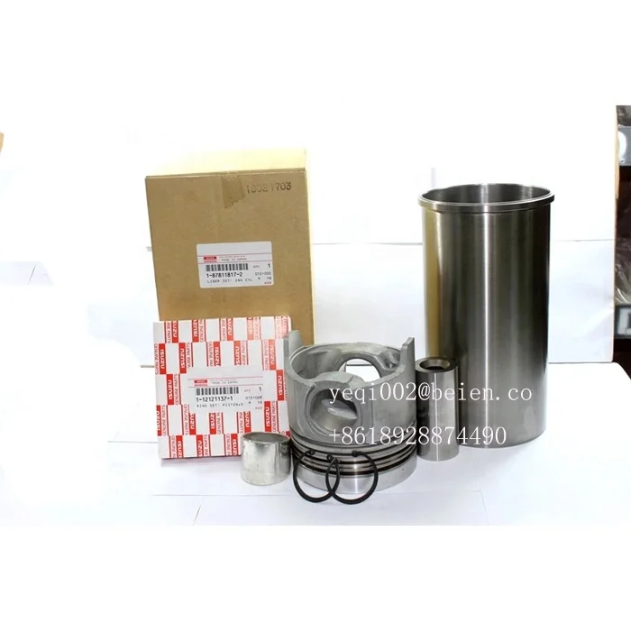 ISUZU ORIGINAL genuine  Engine Parts 6WG1 Liner kit /Liner set 1878137661 for sale