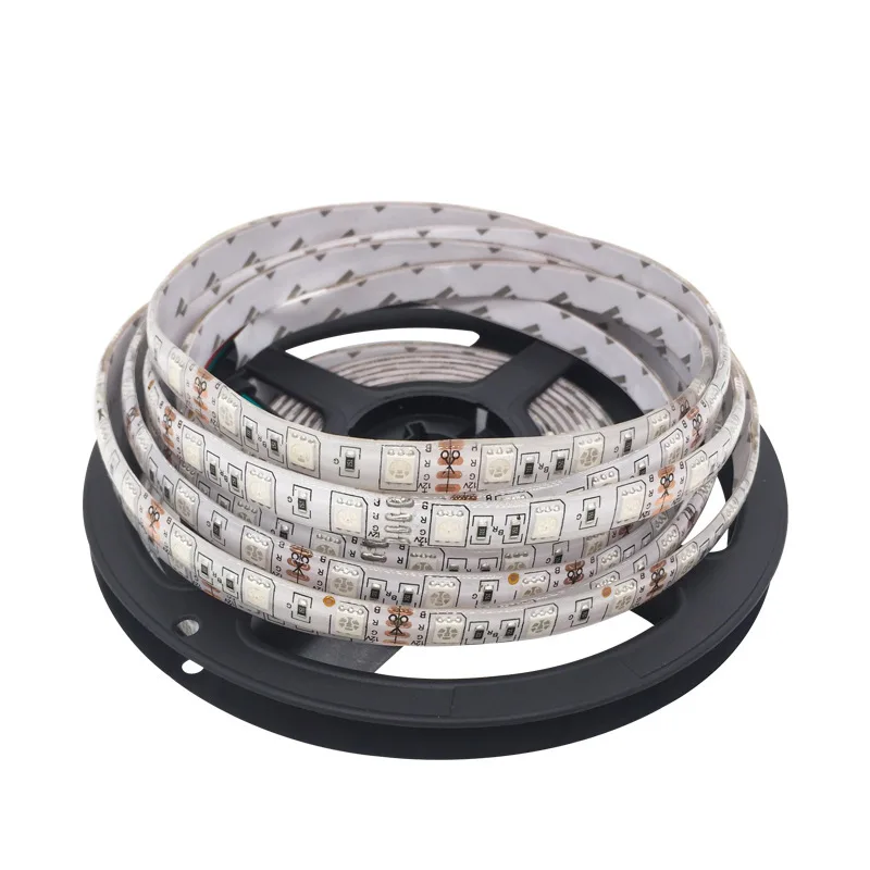 dc12v 5m roll 60leds flexible led strip  IP65 SMD 5050 outdoor 12 volt led light strips