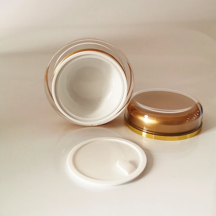 100g/ml round bottles cream bottle oem cosmetic jar acrylic jar can print logo