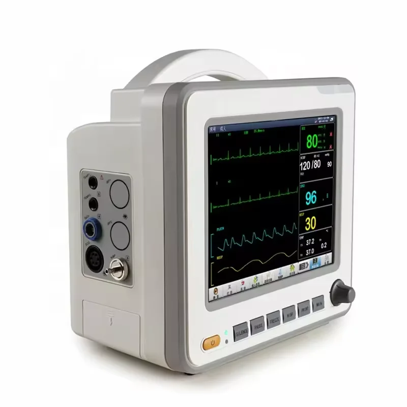 8.4 Inches Portable ECG Vital Signs Heart Rate NIBP SpO2 Patient Monitor With 6 Standard Parameters