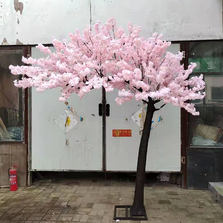 China supplier cheap large artificial big outdoor cherry pink cherry blossom tree for sale