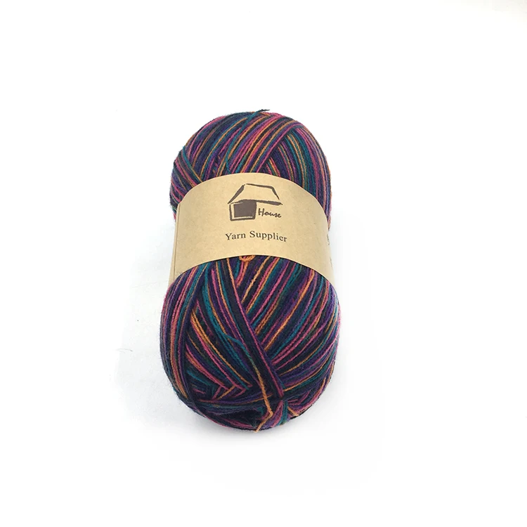 
Space Dyed Crochet Yarn High Quality 100% acrylic Yarn Knitting Yarn on ball 