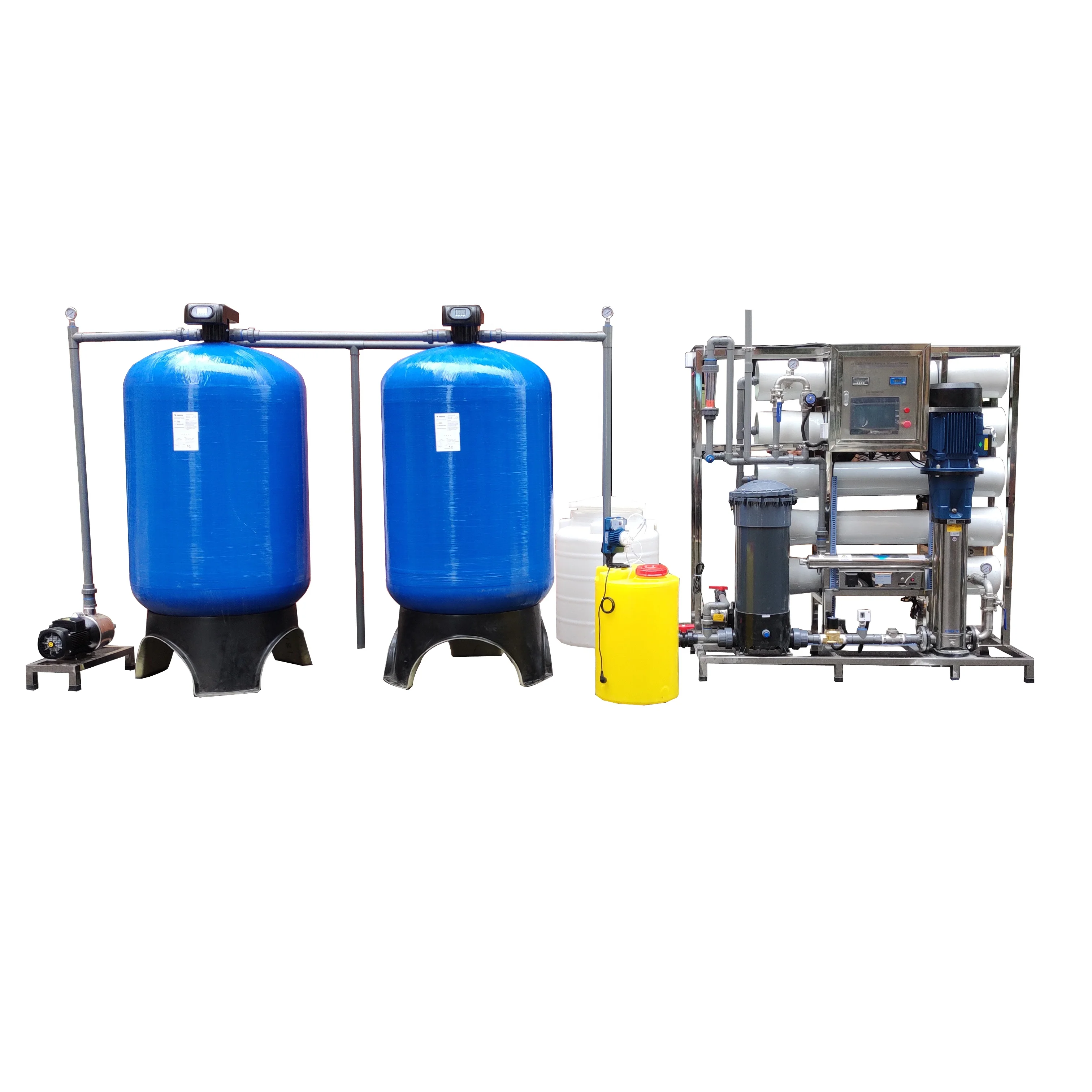 RO Mineral Water Treatment Machine Reverse Osmosis Soft Drinking Water Process Line Filtration Equipment Plant Products